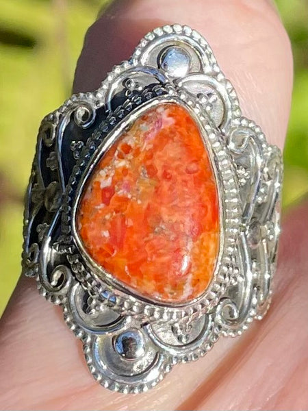 Beautiful Red Jasper Ring Size 7 - Morganna’s Treasures