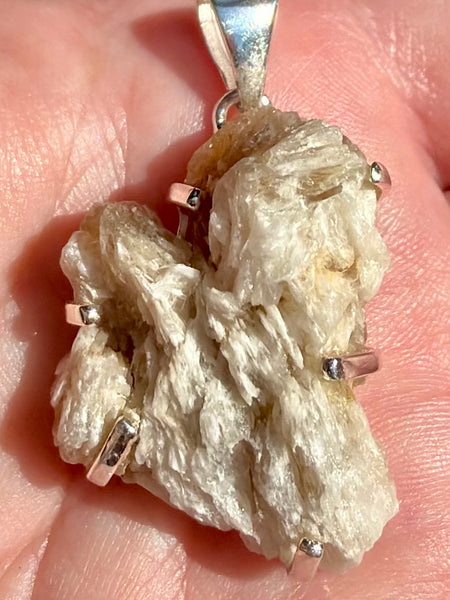Rough Barite from Morocco Pendant