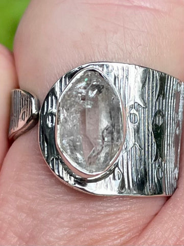 Herkimer Diamond Ring Size 8 - Morganna’s Treasures 