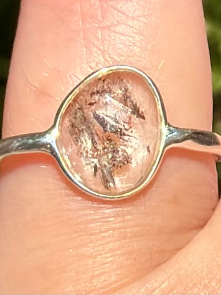 Herkimer Diamond Ring Size 7