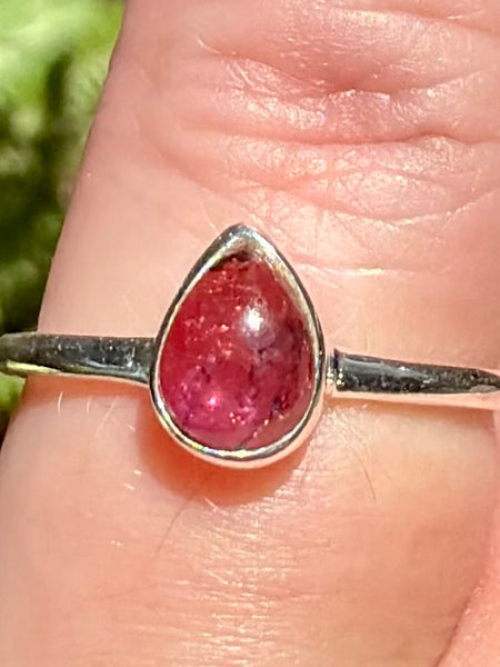 Pink Tourmaline Ring Size 6