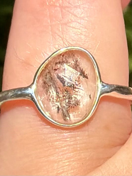 Herkimer Diamond Ring Size 7