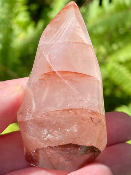 Small Hematoid Quartz Flame