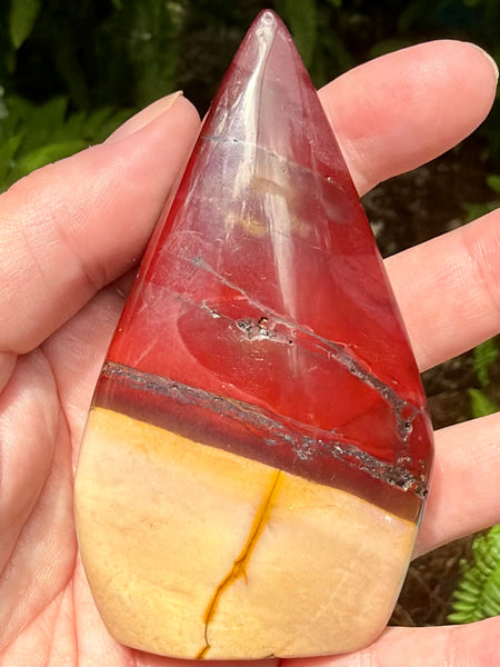 Beautiful Mookaite Jasper Flame