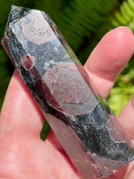 Garnet in Astrophyllite Healing Wands - Morganna’s Treasures 