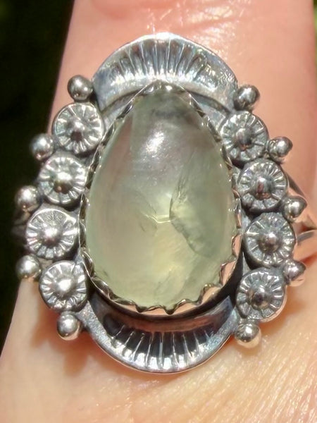 Prehnite Ring Size 7