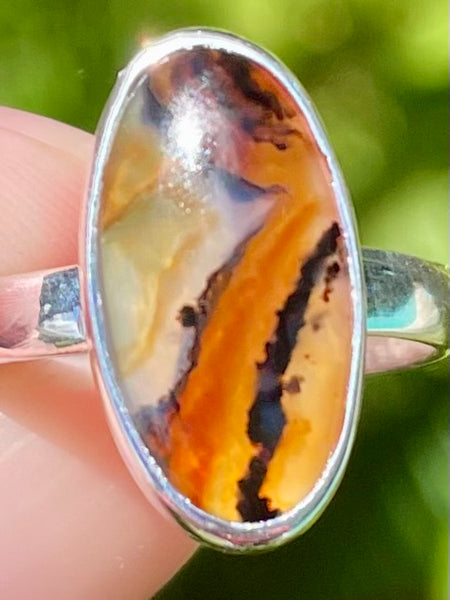 Montana Agate from the Yellowstone River Ring Size 8 - Morganna’s Treasures 