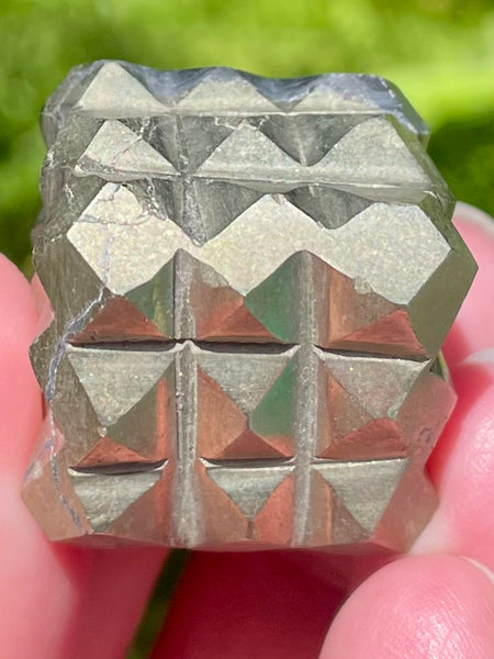 Pyrite Lemurian Power Cube - Morganna’s Treasures 