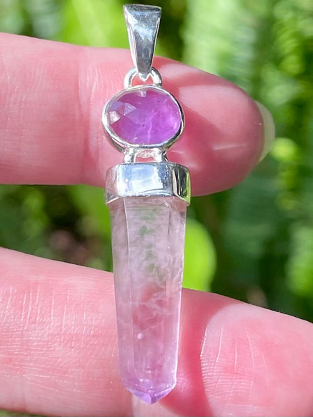 Rare Vera Cruz Amethyst and Amethyst Pendant - Morganna’s Treasures 