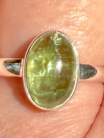 Green Kyanite Ring Size 8 - Morganna’s Treasures