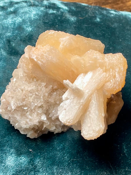 Stilbite with Heulandite Crystal Cluster - Morganna’s Treasures