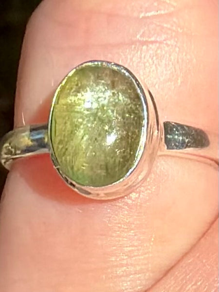 Green Kyanite Ring Size 6 - Morganna’s Treasures
