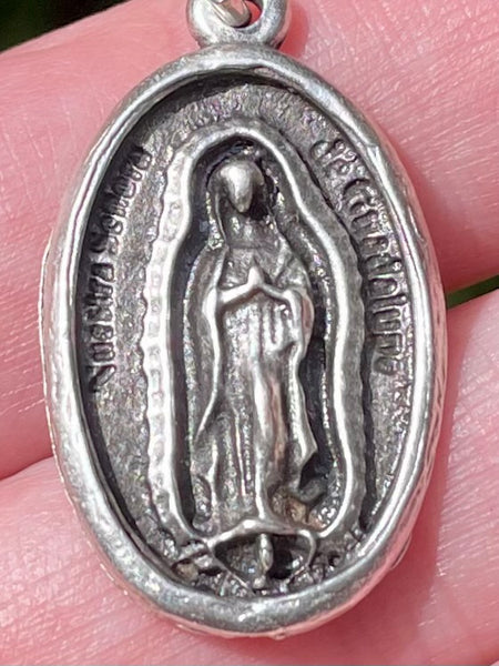 Tibetan Silver Mother Mary Pendant - Morganna’s Treasures
