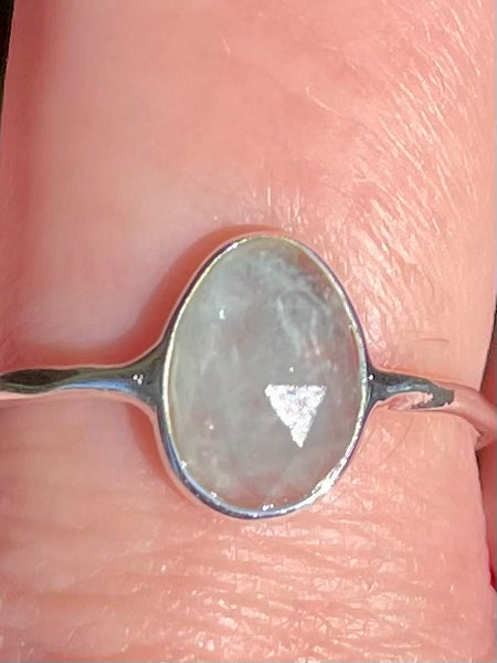 Faceted Aquamarine Ring Size 9 - Morganna’s Treasures 