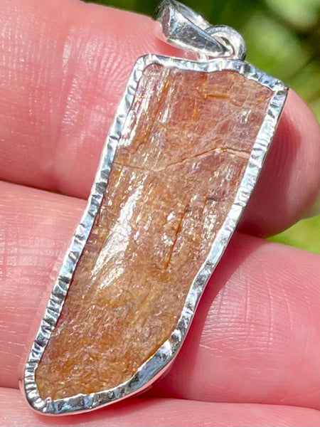 Rough Orange Kyanite Pendant - Morganna’s Treasures 