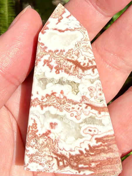 Crazy Lace Agate Obelisk