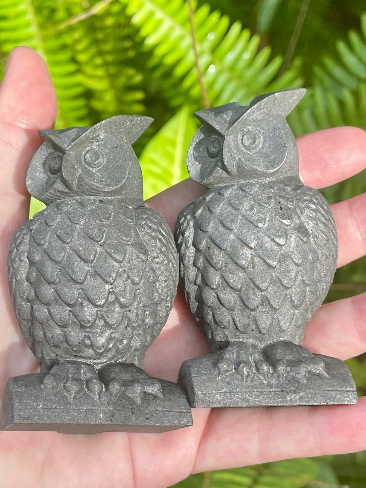 Shungite Owls - Morganna’s Treasures 