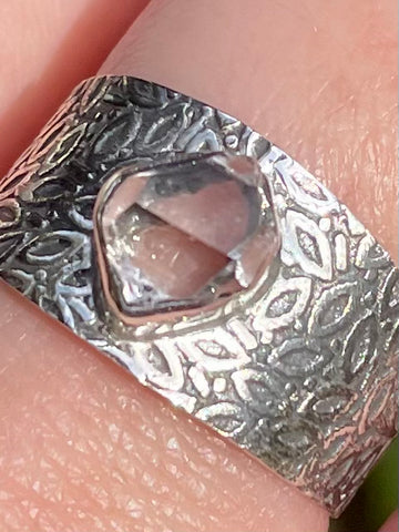 Herkimer Diamond Ring Size 9