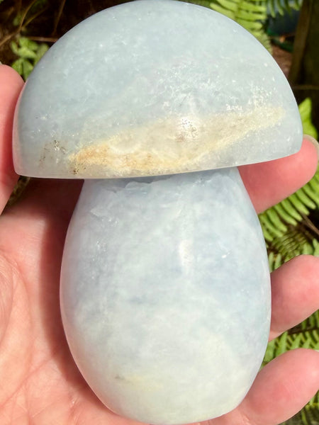 Blue Calcite Mushroom
