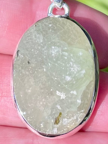 Rough Prehnite Pendant