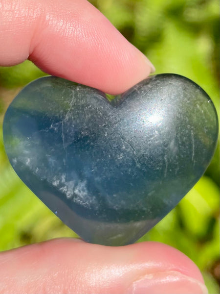 Teal Fluorite Heart - Morganna’s Treasures 