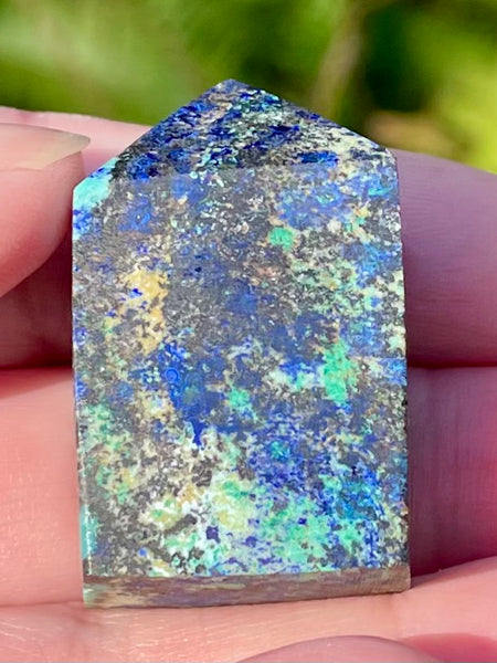 Small Azurite in Malachite Obelisk