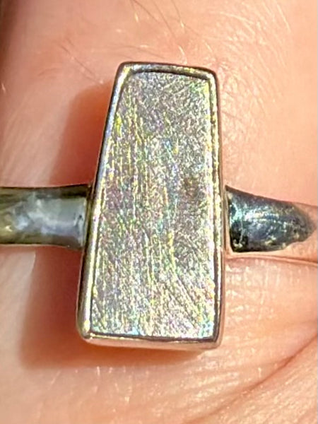 Stunning Muonionalusta Meteorite Ring Size 7 - Morganna’s Treasures