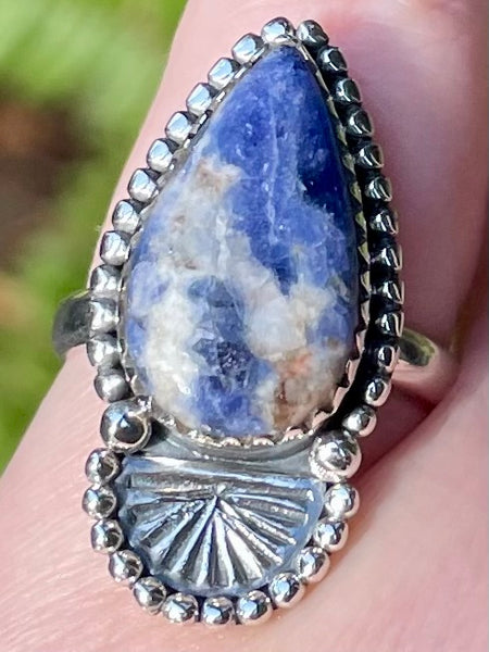 Beautiful Sodalite Ring Size 5.5