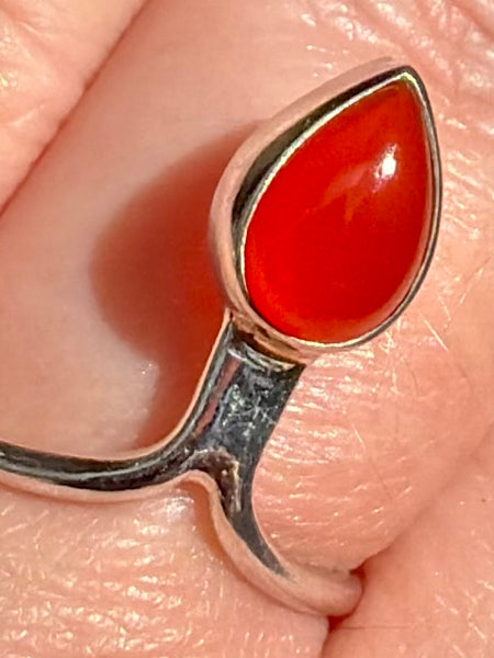 Beautiful Carnelian Ring Size 7.5