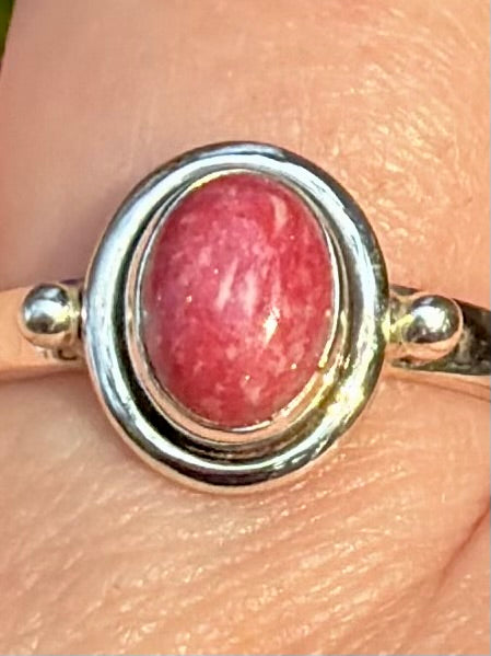 Pink Thulite Ring Size 9 - Morganna’s Treasures