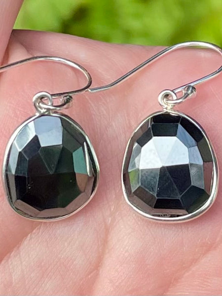 Faceted Hematite Earrings - Morganna’s Treasures 