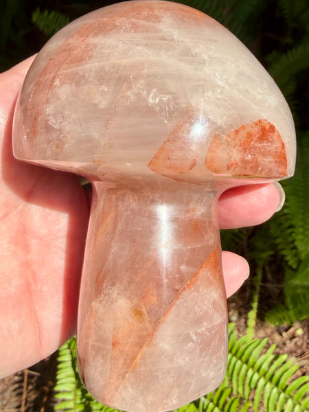 Beautiful Hematoid Quartz Mushroom - Morganna’s Treasures