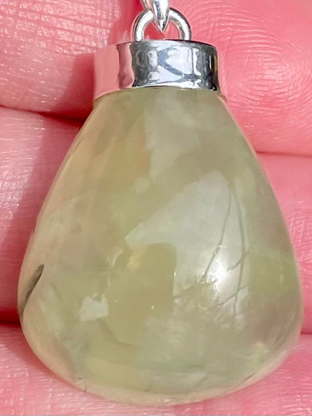 Prehnite Pendant - Morganna’s Treasures