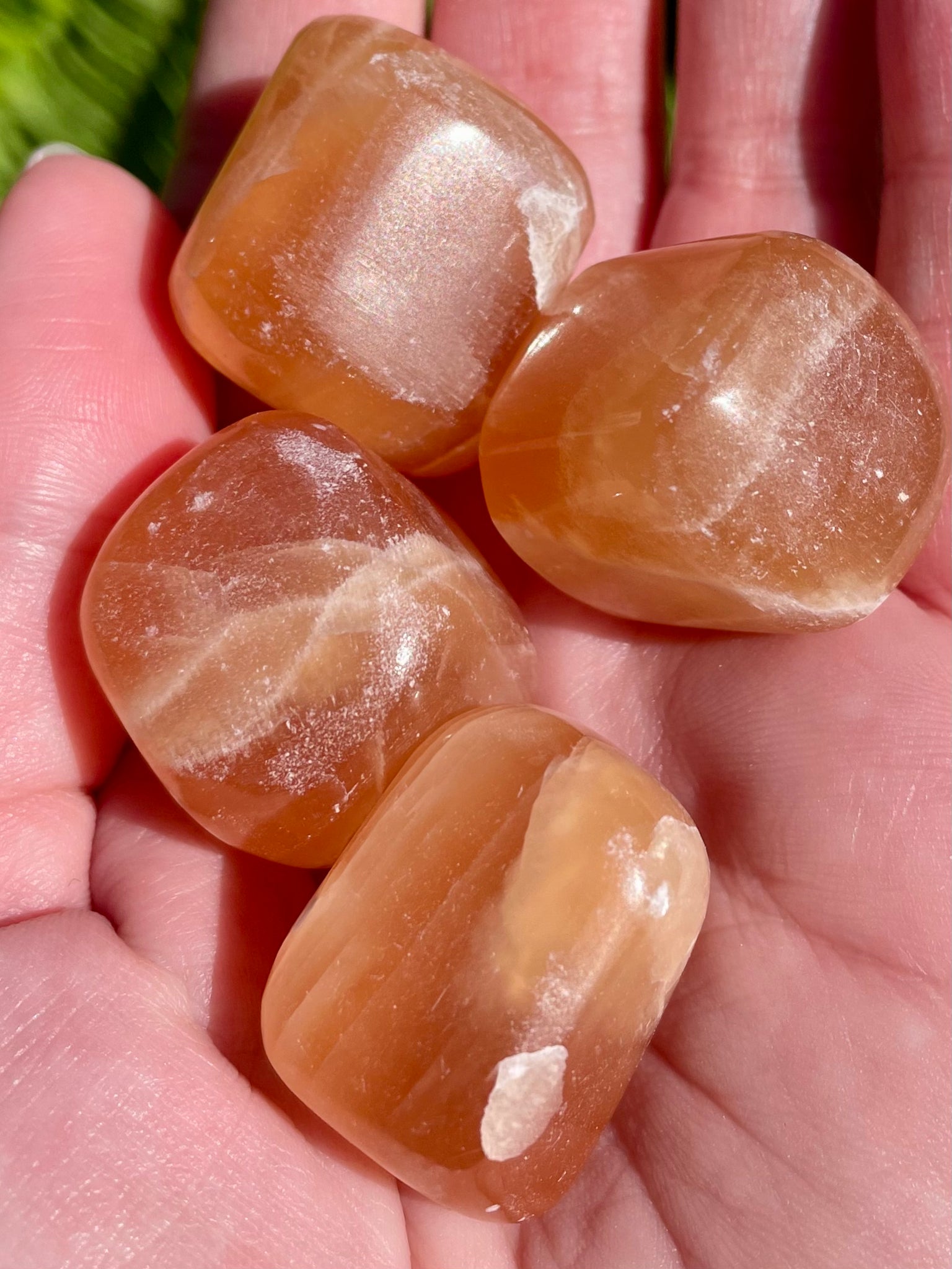 Honey Calcite Tumbled Stones - Morganna’s Treasures 
