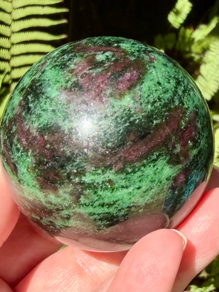 Ruby in Zoisite Sphere - Morganna’s Treasures