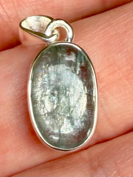 Aqua Kyanite Pendant