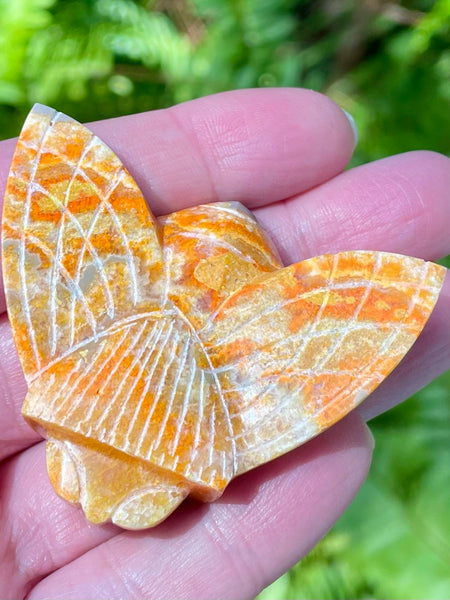 Hand Carved Bumblebee Jasper Bee - Morganna’s Treasures