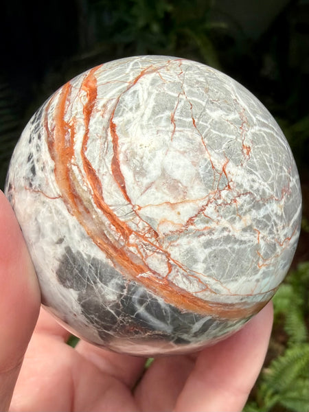 Spider Web Jasper Sphere