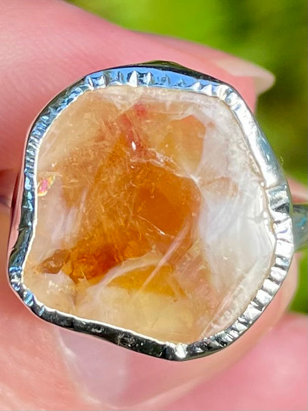 Citrine Stalactite Ring Size 7 - Morganna’s Treasures