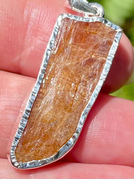 Rough Orange Kyanite Pendant - Morganna’s Treasures 