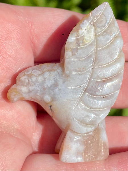 Flower Agate Bird - Morganna’s Treasures