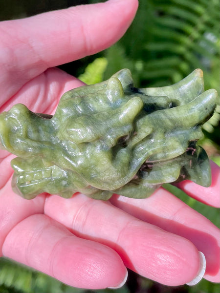 Carved Serpentine Dragon