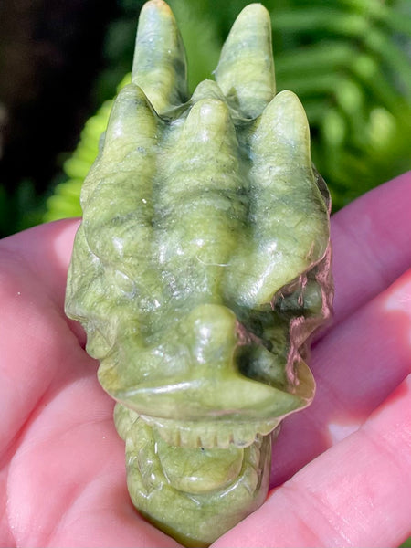 Carved Serpentine Dragon