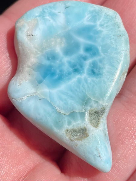 Larimar Palm Stone - Morganna’s Treasures