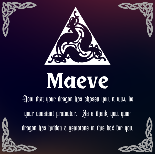 “Maeve” Resin Dragon