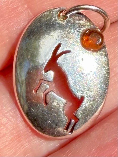 Baltic Amber Capricorn Pendant