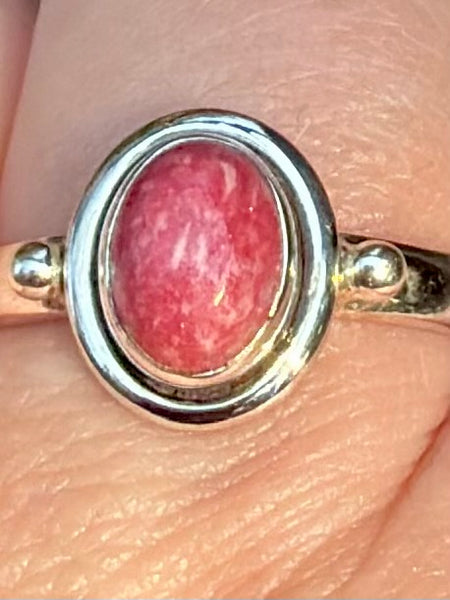 Pink Thulite Ring Size 9 - Morganna’s Treasures