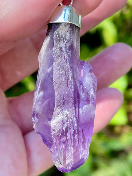 Elestial Root Amethyst Pendant - Morganna’s Treasures