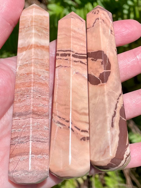 Peruvian Red Jasper Massage Wand - Morganna’s Treasures