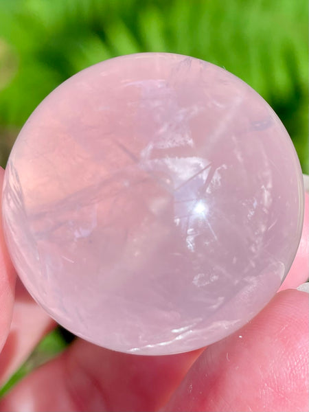 Rose Quartz Crystal Ball - Morganna’s Treasures 